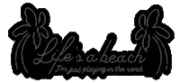 Neon Sign Lifes A Beach Sticker by Drift Bar Houston