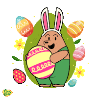 Holy Week Easter Egg Sticker