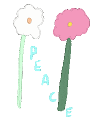 Flowers Pray Sticker by Kirsten Hurley