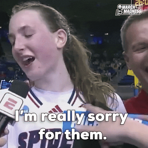 Im Sorry College Basketball GIF by NCAA March Madness