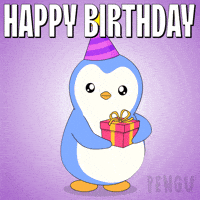 Happy Birthday Penguin GIF by Pudgy Penguins
