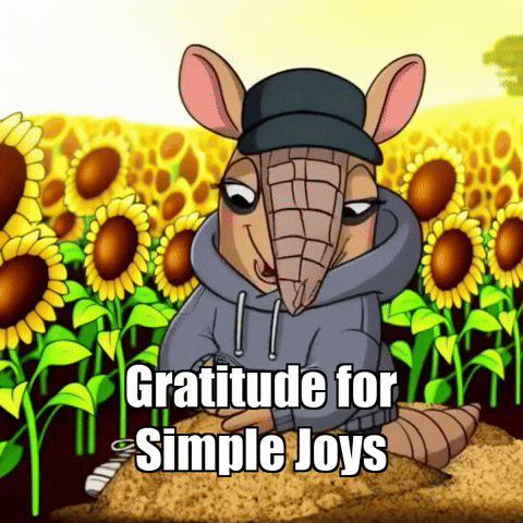 Gratitude Contentment GIF by Chillo Dillo
