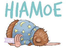 Sleepy New Zealand Sticker