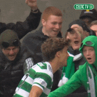 Celebration Goal GIF by Celtic Football Club