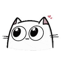 In Love Cat Sticker