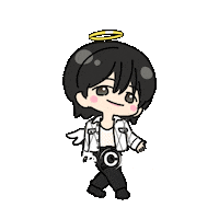 Face Angel Sticker