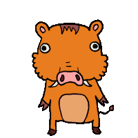 Jump Pig Sticker