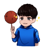 Basketball Mirror Sticker