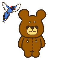clipartaiwanga1010 bear taiwan formosa yuchu Sticker