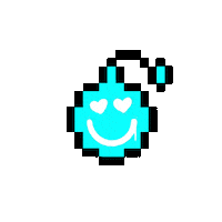 Heart Smile Sticker by Banger Studio