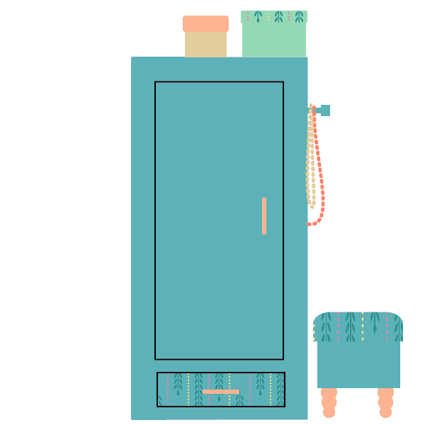 clasohlson organize wardrobe classe clas Sticker