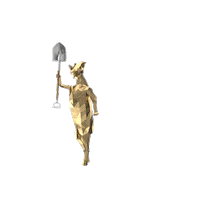 3D Digging Sticker by Premium-Goats