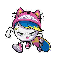 Toikido run running skate skateboard Sticker