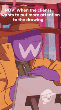 Pink Hard Working GIF