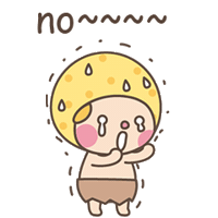 mangoking yellow kid mango mangoking Sticker