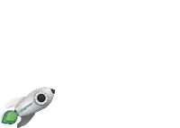 Space Rocket Sticker by Express Heroes