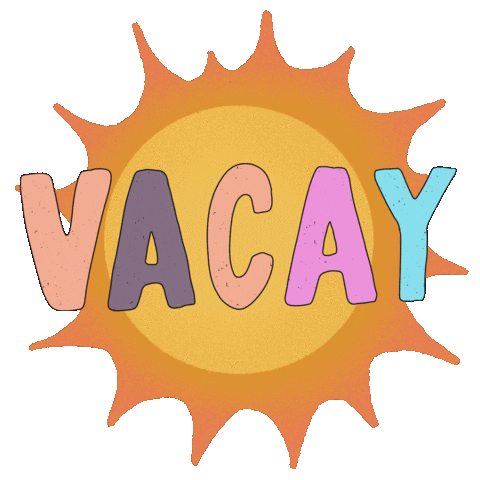 Vacation Vacay Sticker