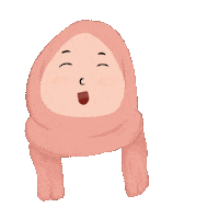 Happy Illustration Sticker