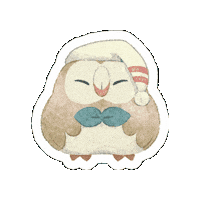 Sleepy Santa Hat Sticker by Pokémon