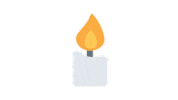 emojivid emoji candle emojivid objects Sticker