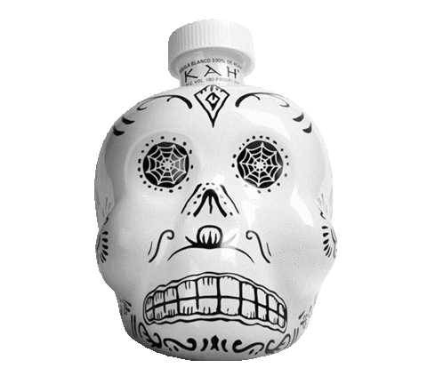 AmberBeverageGroup giphyupload skull tequila mexican Sticker
