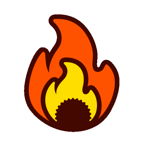 Peanut Butter Fire Sticker by Reese's