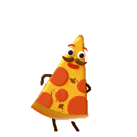 Happy Pizza Time Sticker by Shopee Indonesia