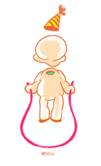 Happy Dance Sticker by omoi_dasenai