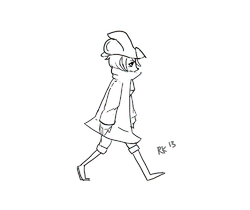 walk cycle GIF