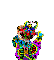 Pop Art Cartoon Sticker