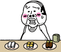 Eating Sticker