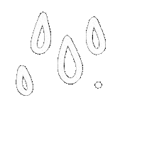 laursalv rain drops chuva gotas Sticker