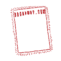 cover frame Sticker by Broadway.com