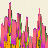 waves technicolor GIF by Bleed Gfx