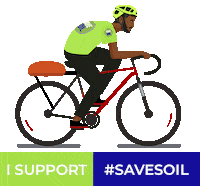 Climate Change Sport Sticker by Save Soil
