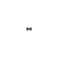 Gestrikt bow blauw strik hair bow Sticker