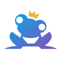 frog crown Sticker by Once Dating