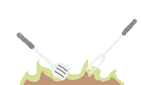 Summer Grilling Sticker by MILRAM
