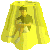 Jelly Sitting Sticker by badblueprints