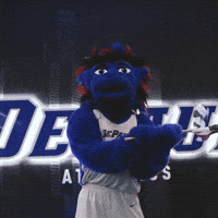 DePaulBlueDemons nascar bigeast depaul dibs GIF
