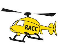 Helicopter Emergency Sticker by RACC