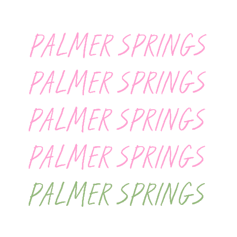 seaairuh palm springs palmer seaairuh ciara rose Sticker