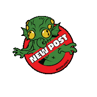 New Post Monster Sticker