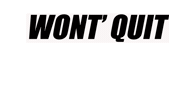 AceTemple gym no weakness acetemple wont quit Sticker
