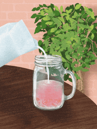 genean coffee illustration drinks boba GIF