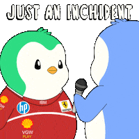 Penguin Speak Sticker by Abster