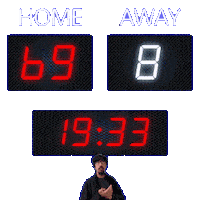 8 Away Sticker