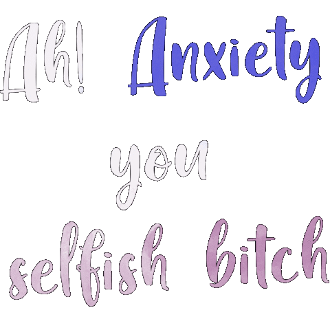Depression Anxiety Sticker