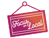 hellosocialco social media shop small focus on local Sticker