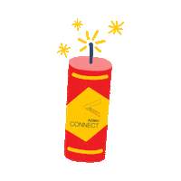 ADKConnect cny chinese new year firecracker adk connect Sticker